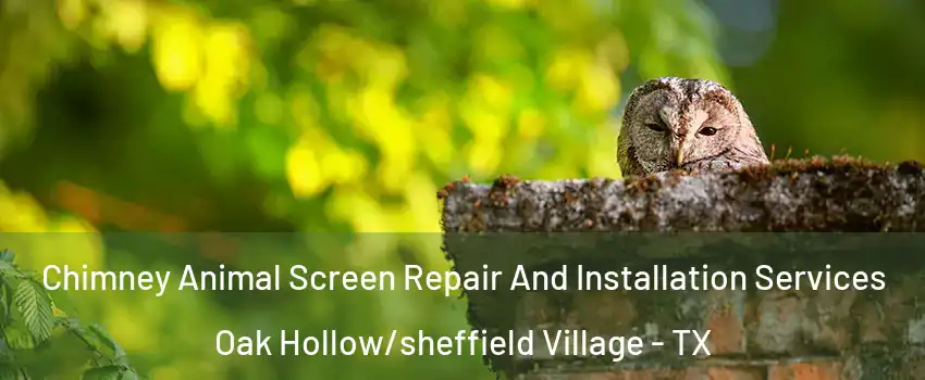 Chimney Animal Screen Repair And Installation Services Oak Hollow/sheffield Village - TX