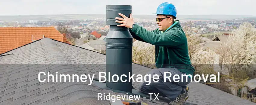 Chimney Blockage Removal Ridgeview - TX