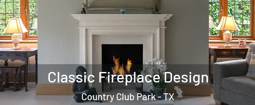 Classic Fireplace Design Country Club Park - TX