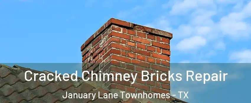 Cracked Chimney Bricks Repair January Lane Townhomes - TX