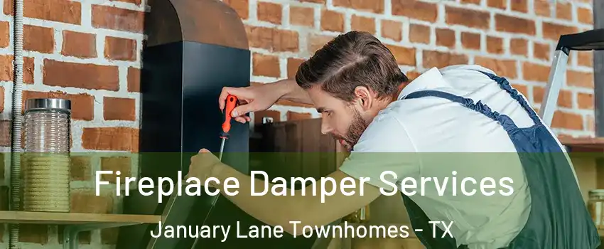 Fireplace Damper Services January Lane Townhomes - TX