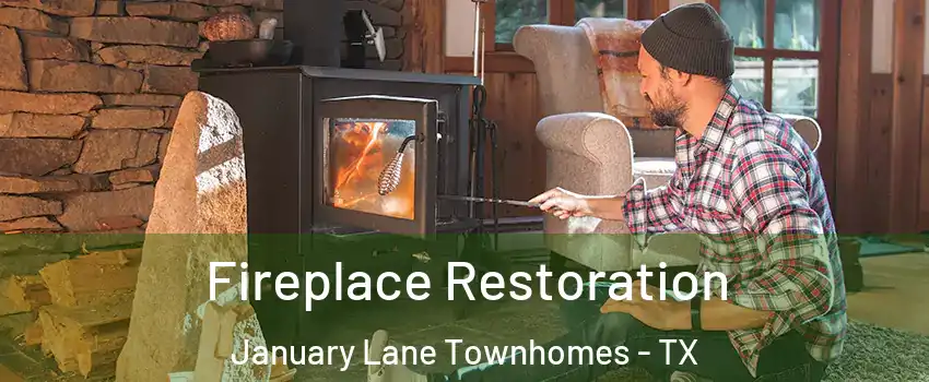 Fireplace Restoration January Lane Townhomes - TX