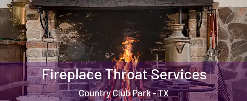 Fireplace Throat Services Country Club Park - TX