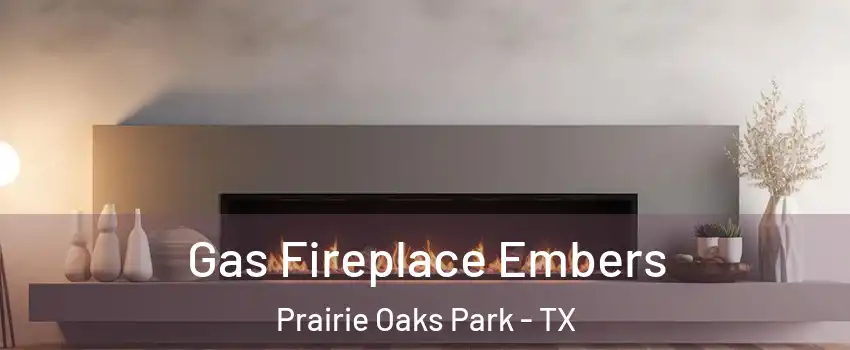 Gas Fireplace Embers Prairie Oaks Park - TX