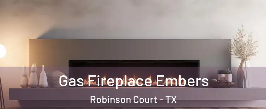 Gas Fireplace Embers Robinson Court - TX