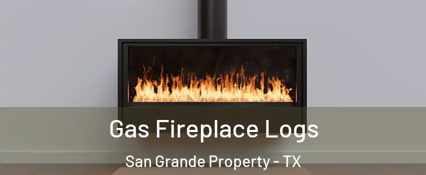 Gas Fireplace Logs San Grande Property - TX