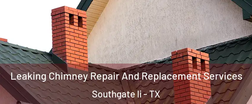 Leaking Chimney Repair And Replacement Services Southgate Ii - TX