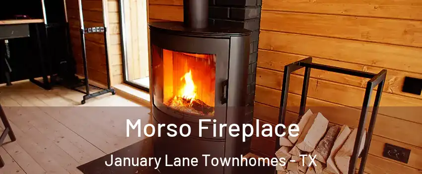 Morso Fireplace January Lane Townhomes - TX